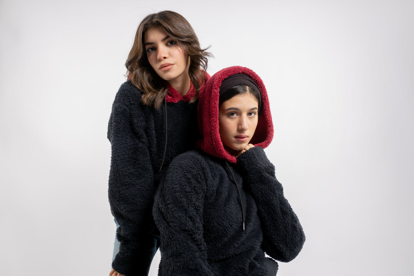 Unisex Faux Fur Hoodies