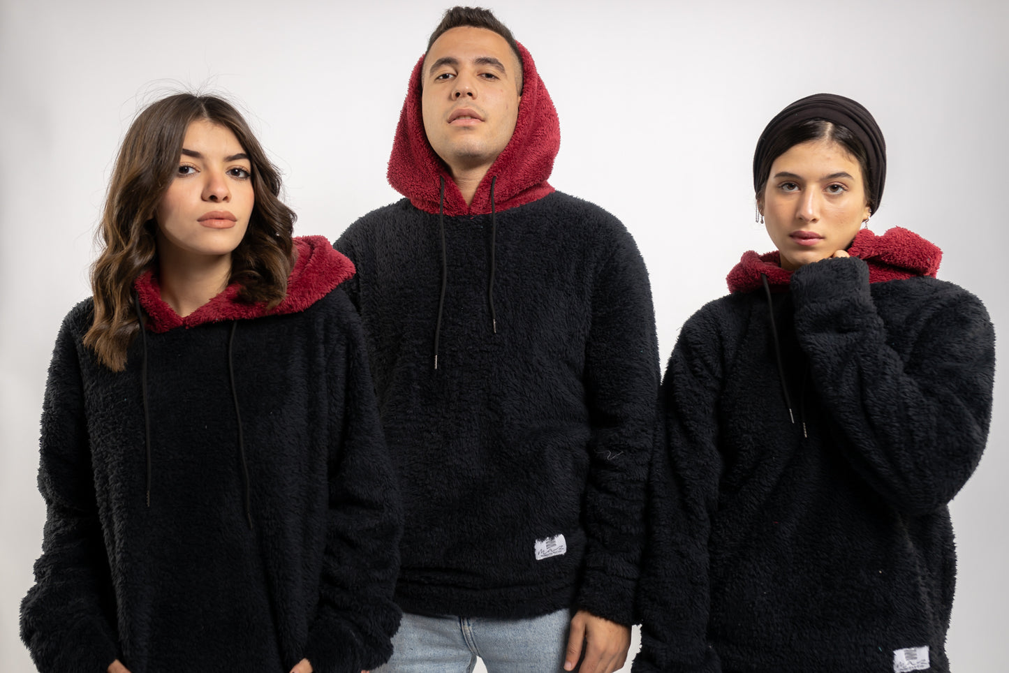 Unisex Faux Fur Hoodies