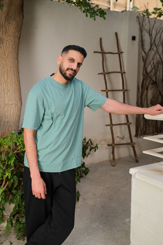 100% Cotton Oversized Tee – Lightweight
