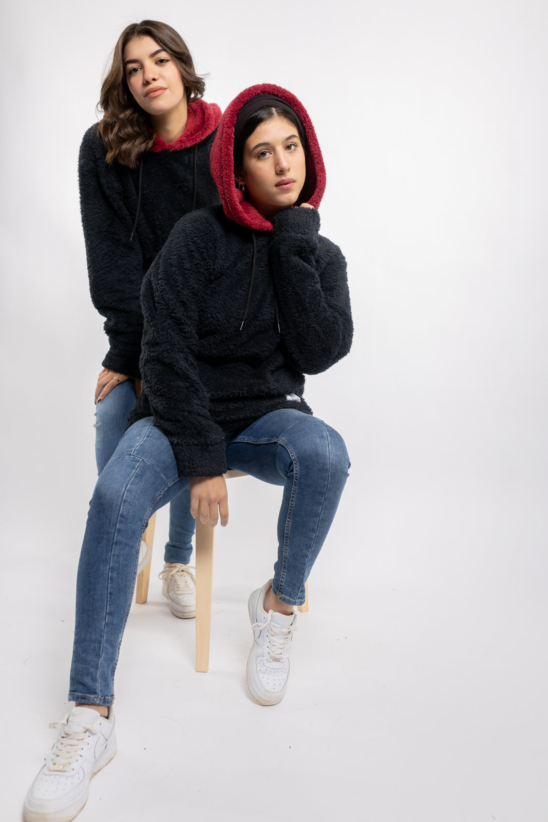 Unisex Faux Fur Hoodies