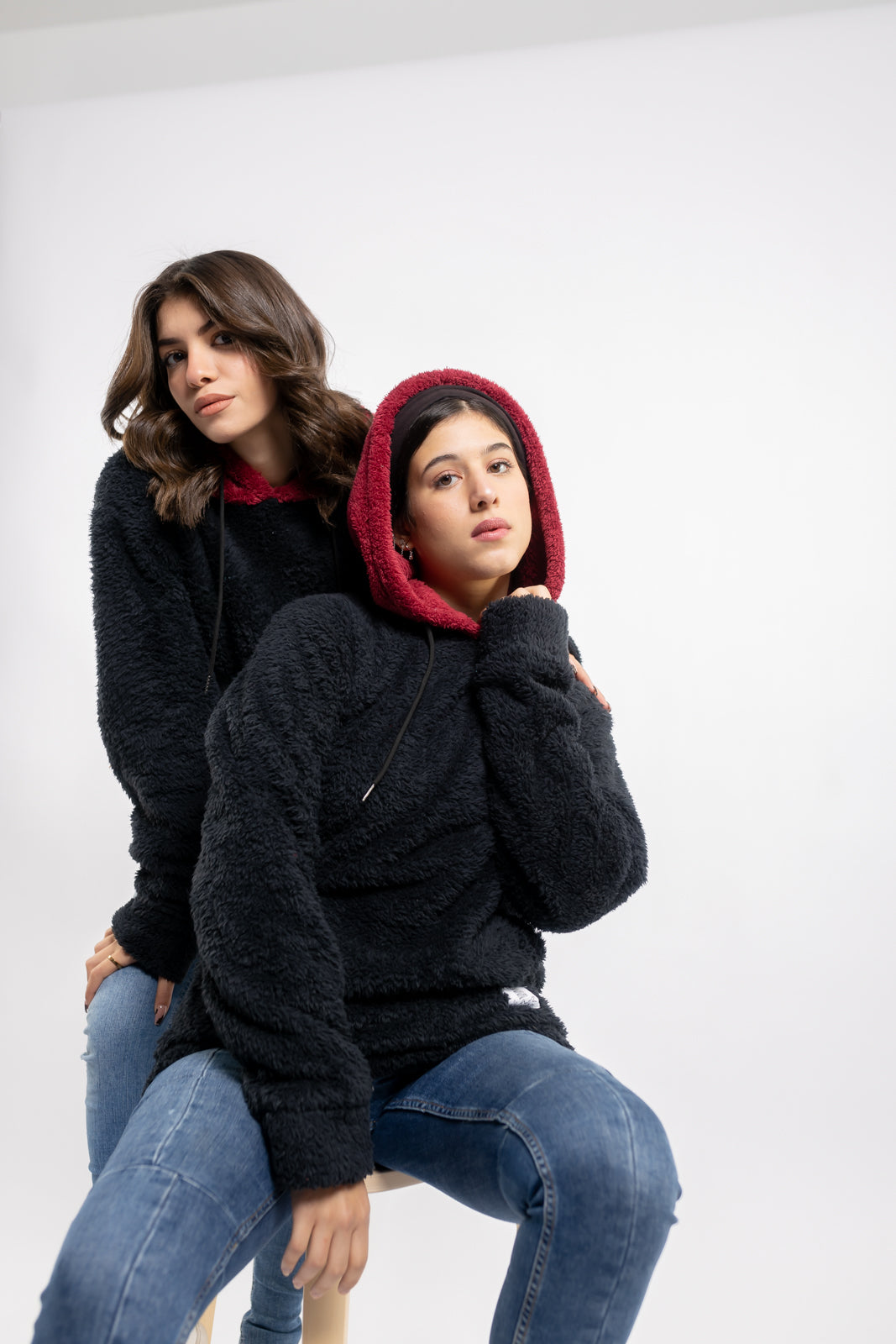 Unisex Faux Fur Hoodies