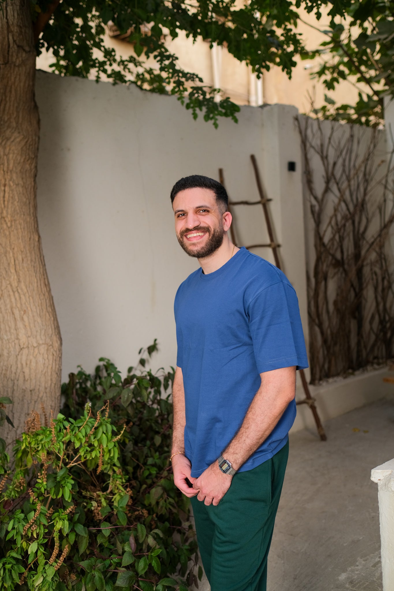 Light Oversized T-shirt - Aegean Blue
