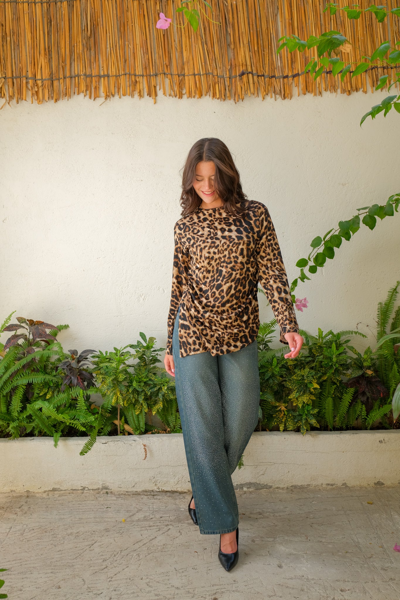 🐆 Leopard Print Blouse