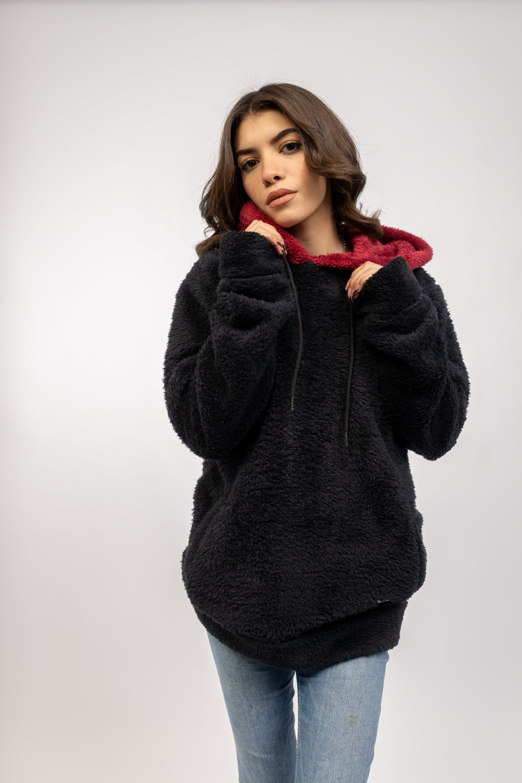 Unisex Faux Fur Hoodies