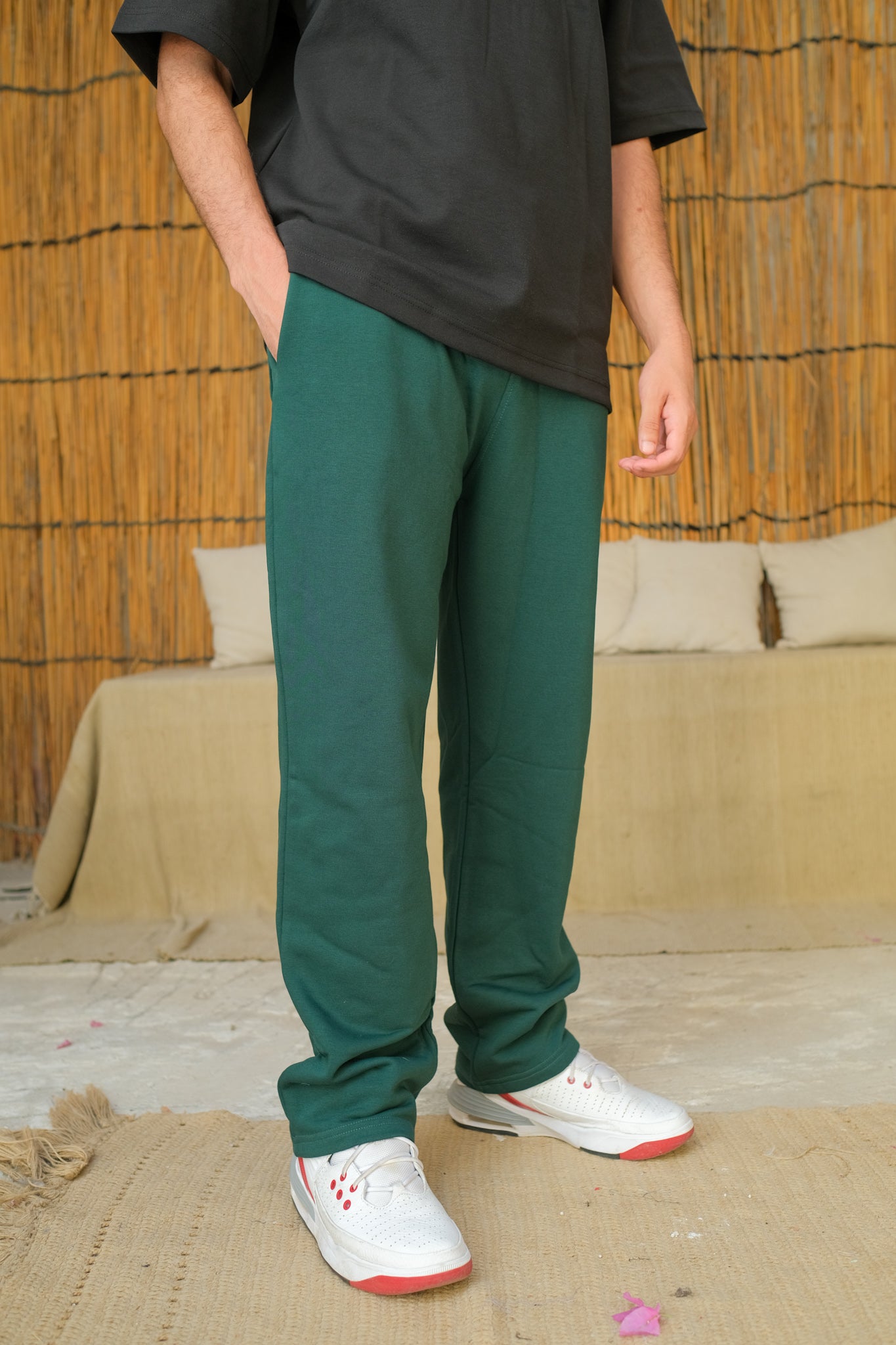 Milton straight pants- 100% cotton