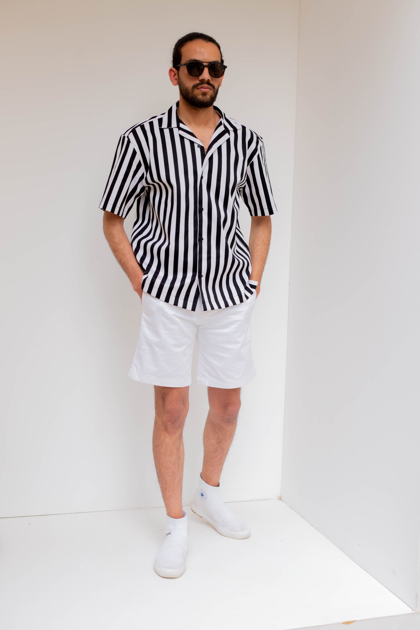 Black & white stripe shirt