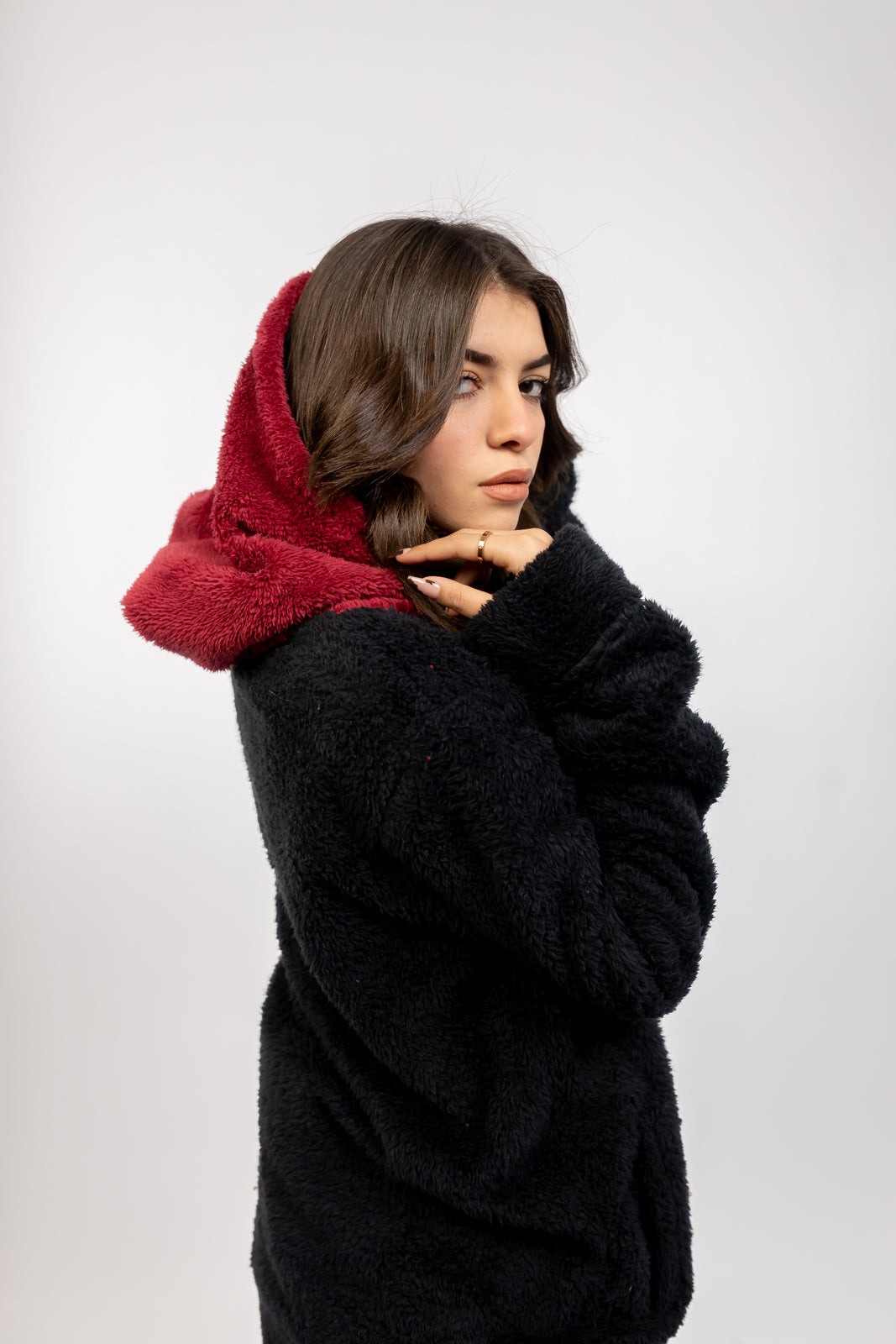 Unisex Faux Fur Hoodies