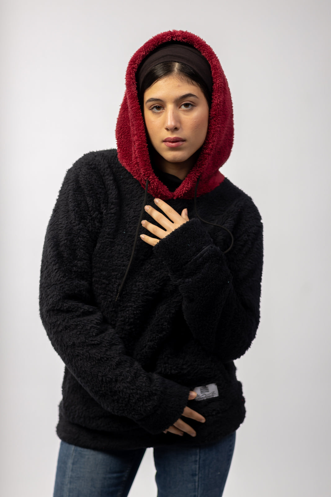 Unisex Faux Fur Hoodies