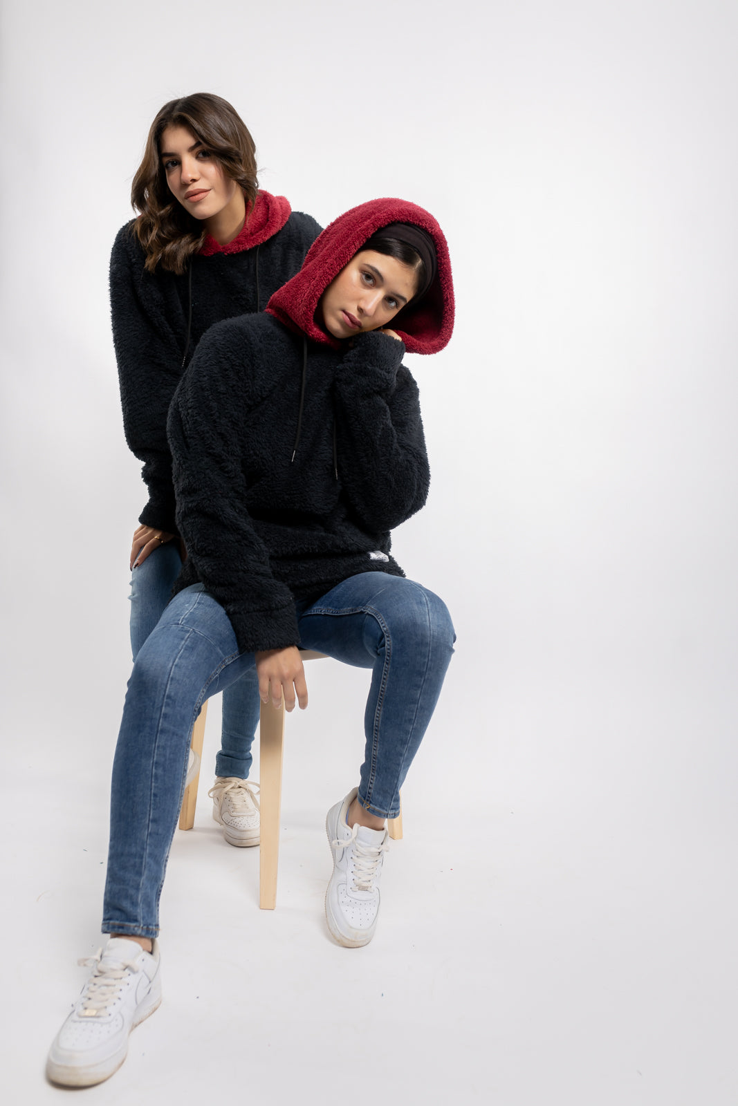 Unisex Faux Fur Hoodies