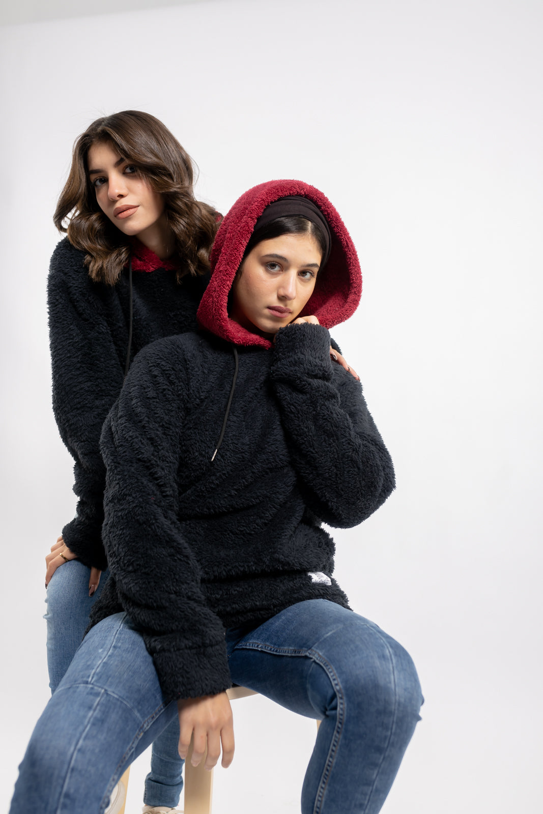 Unisex Faux Fur Hoodies