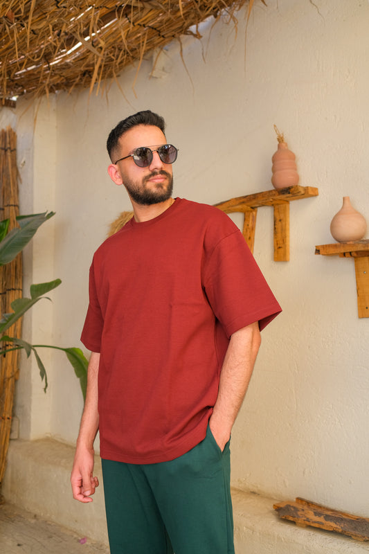 Oversized Heavyweight Cotton Tee