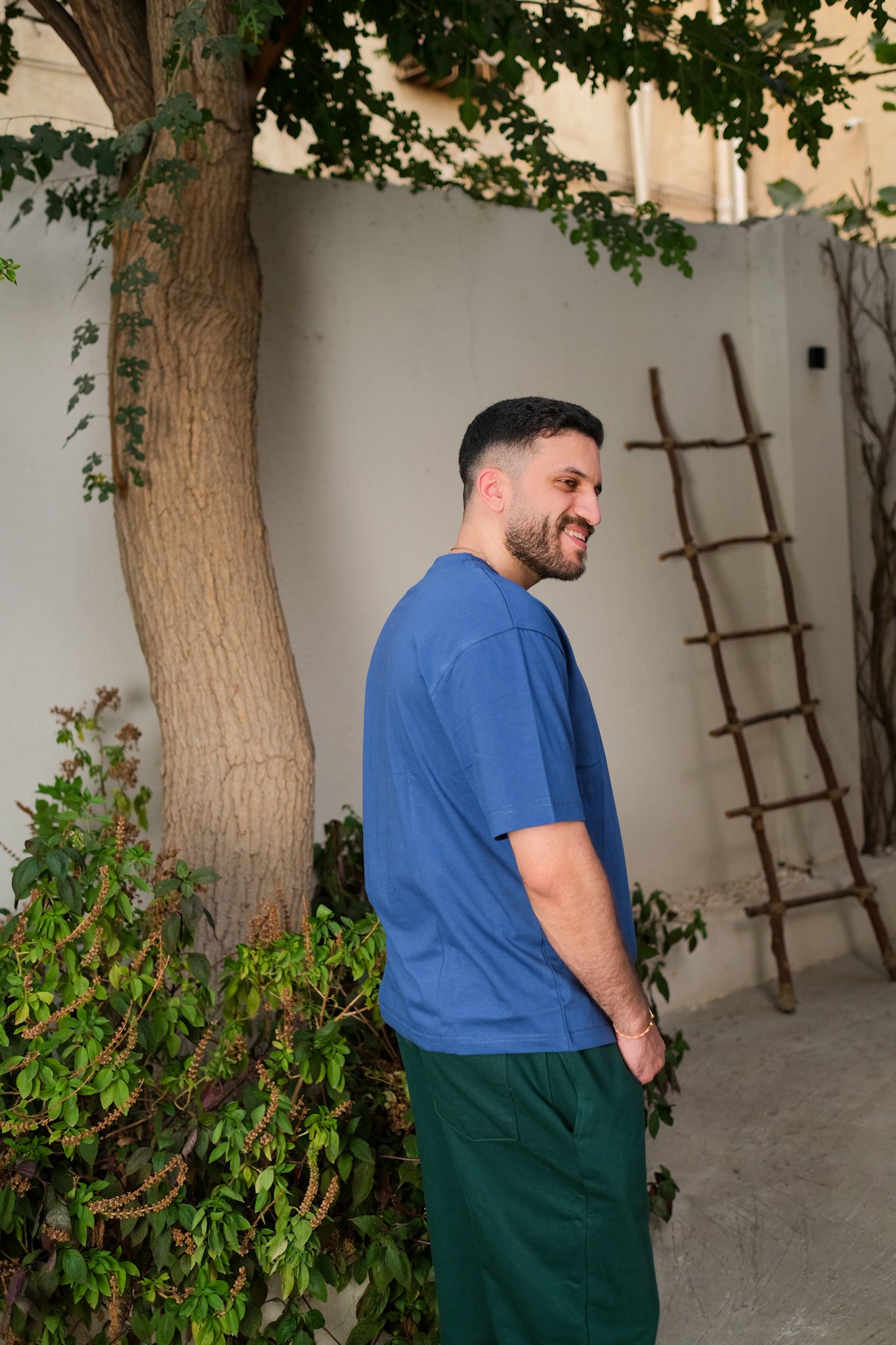 Light Oversized T-shirt - Aegean Blue
