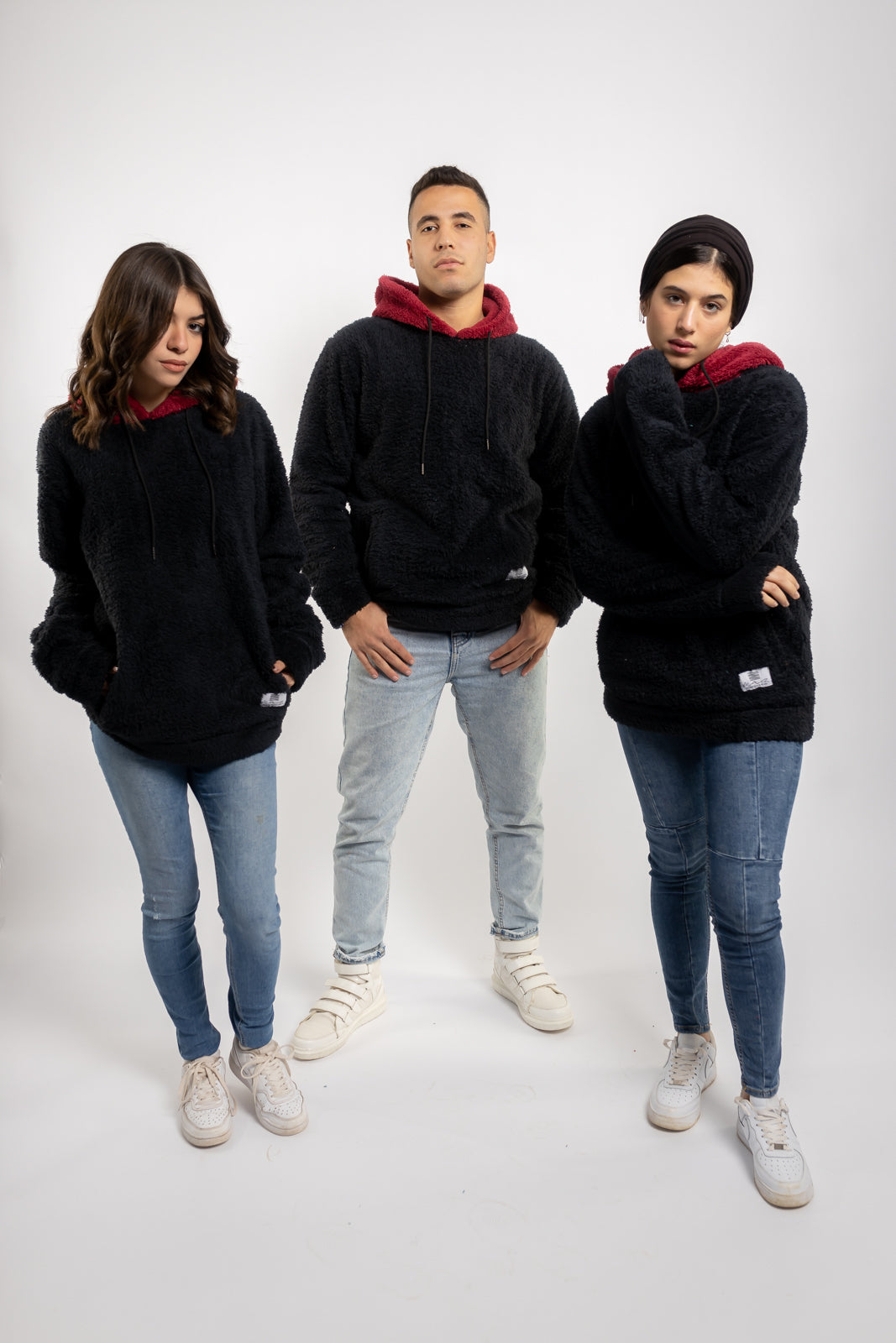 Unisex Faux Fur Hoodies